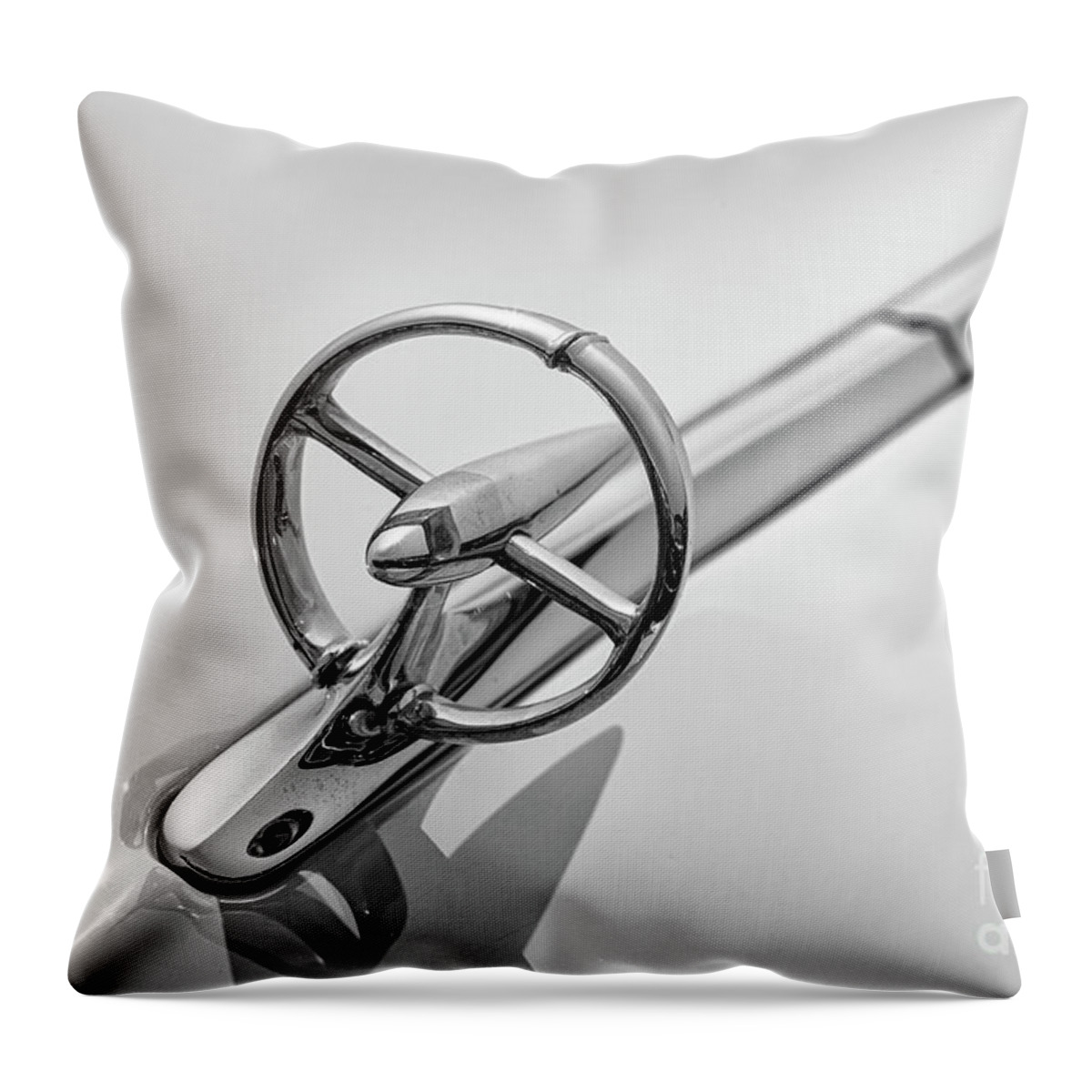 Buick Throw Pillow featuring the photograph '49 Roadmaster #49 by Dennis Hedberg