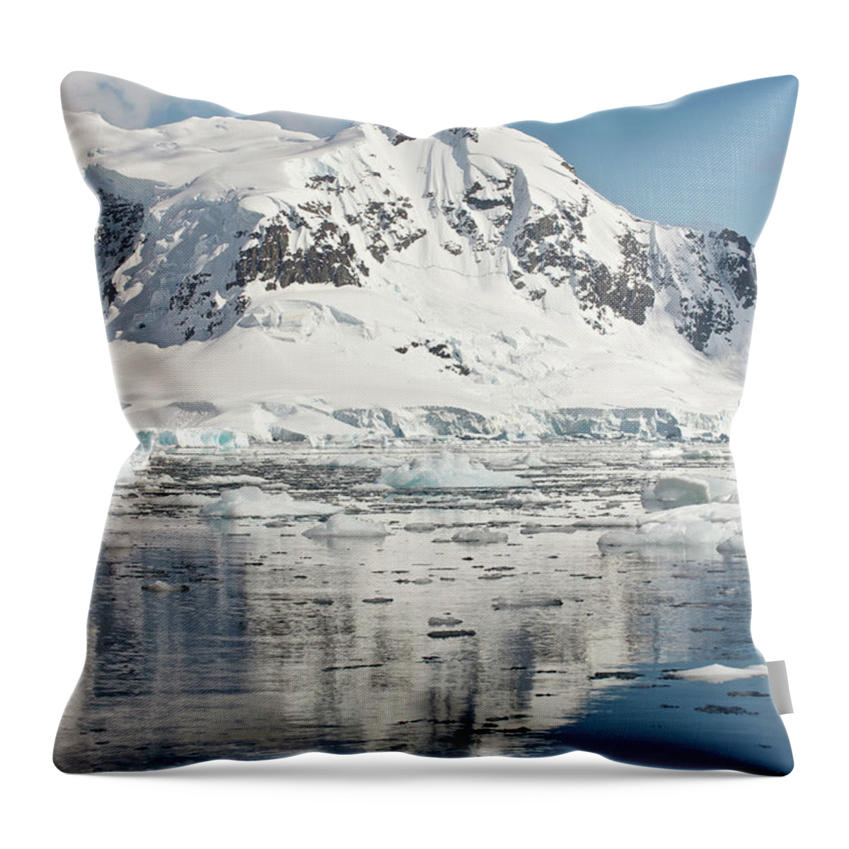 Tranquility Throw Pillow featuring the photograph Antarctic Peninsula, Antarctica #6 by Enrique R. Aguirre Aves