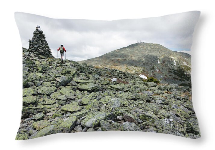 Adventure Throw Pillow featuring the photograph Mount Washington - White Mountains New Hampshire #6 by Erin Paul Donovan