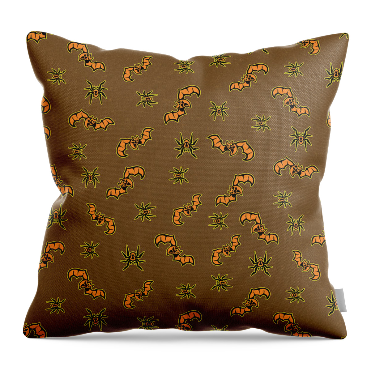 Animal Throw Pillow featuring the drawing Abstract pattern #87 by CSA Images