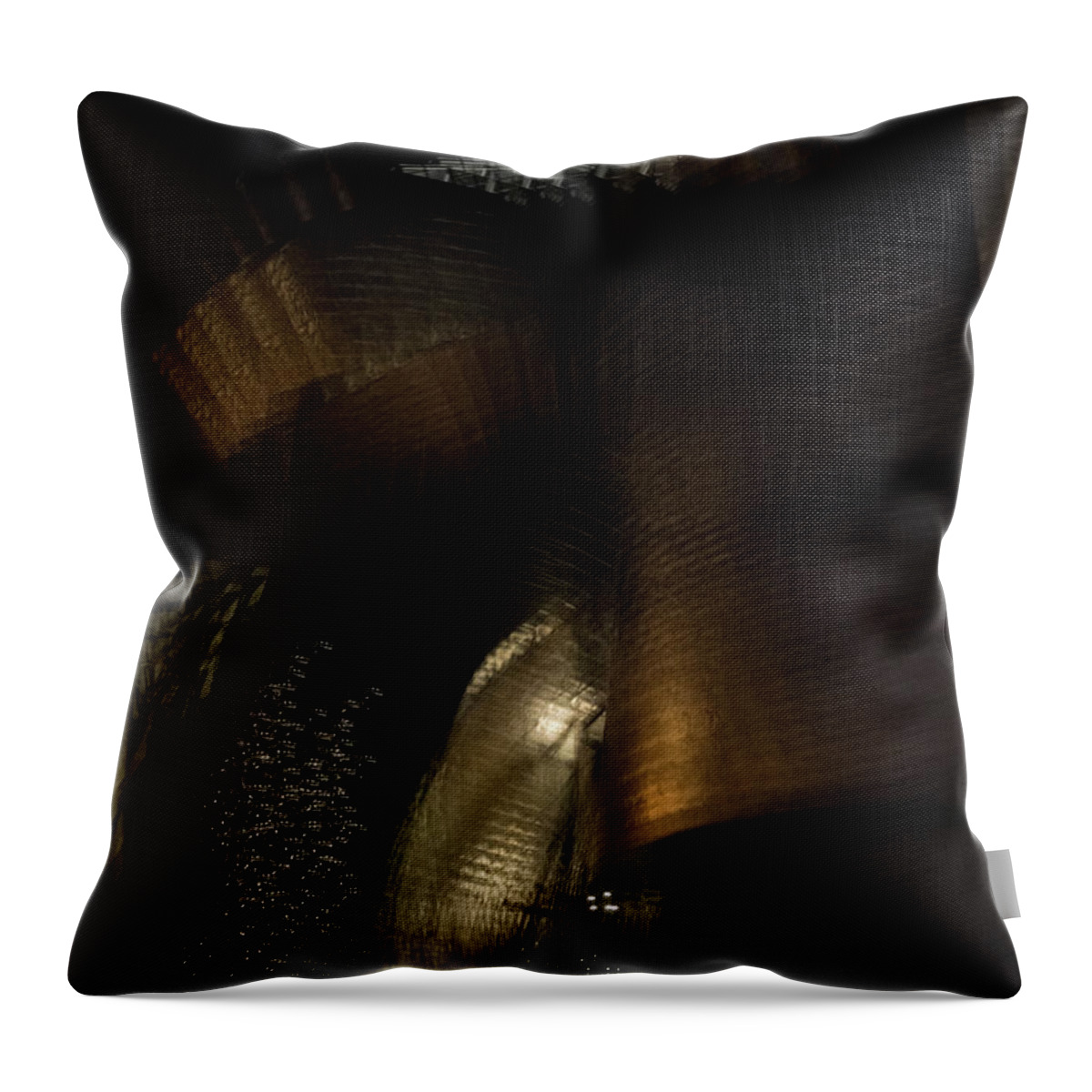 Abstract Throw Pillow featuring the photograph Abstract Art Museum by Alex Lapidus