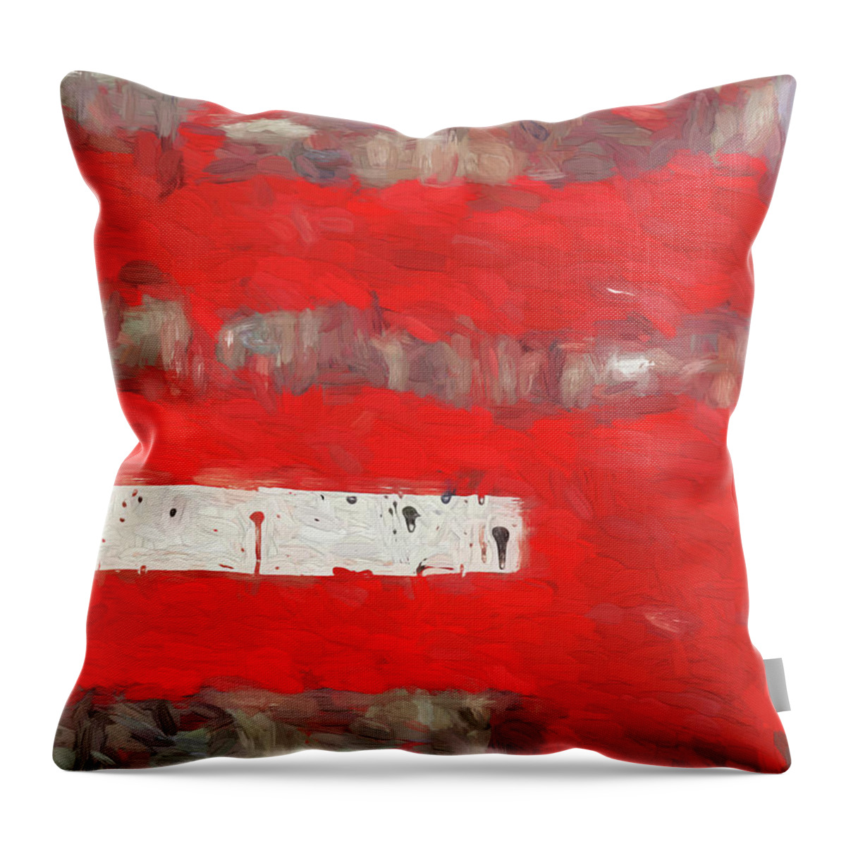Abstract Left Side Throw Pillow featuring the photograph Abstract Left by Rich Franco