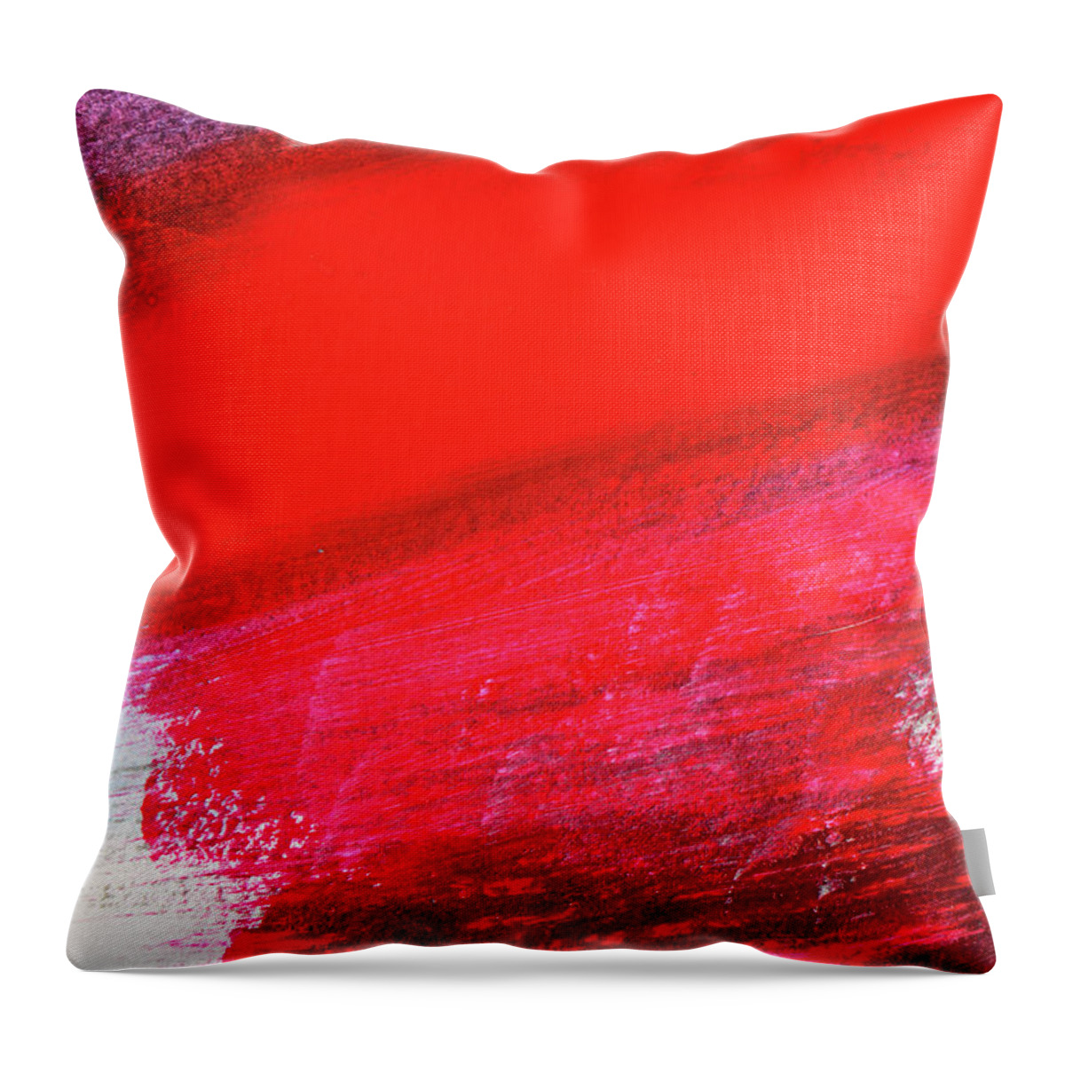 Watercolor Painting Throw Pillow featuring the photograph Abstract Watercolour And Acrylic by Kathy Collins