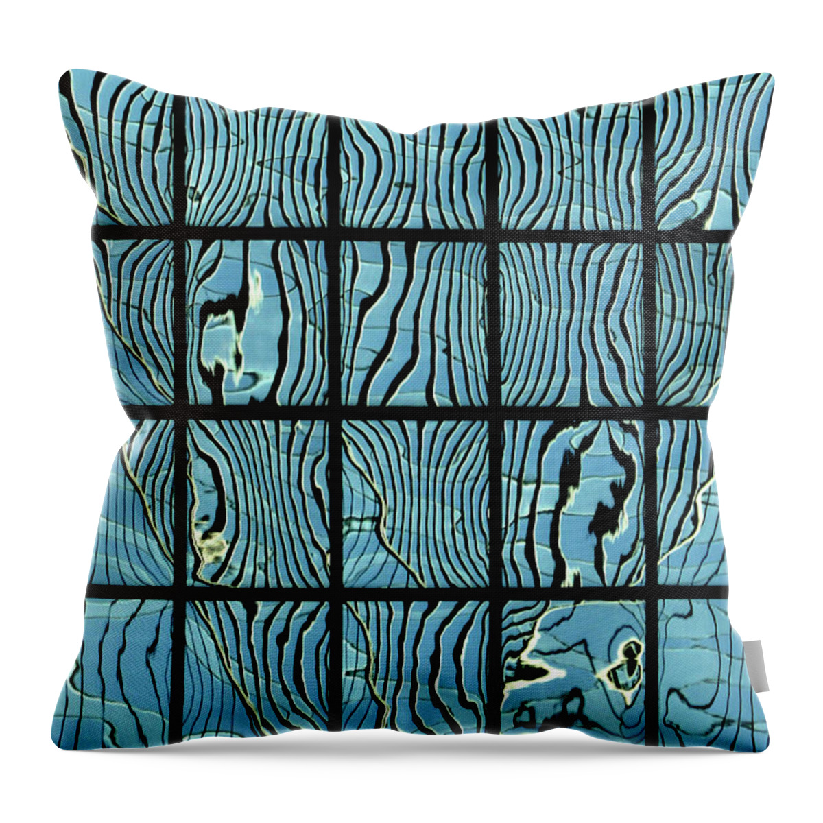 Urban Throw Pillow featuring the photograph Abstritecture 14 by Stuart Allen