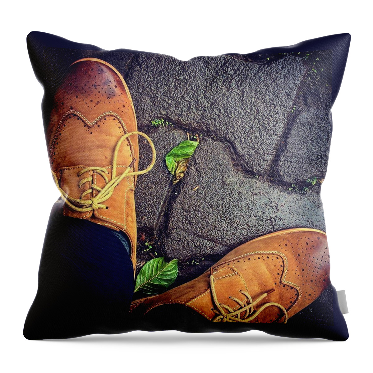Shoes Throw Pillow featuring the photograph Afternoon delight by Mark Ddamulira