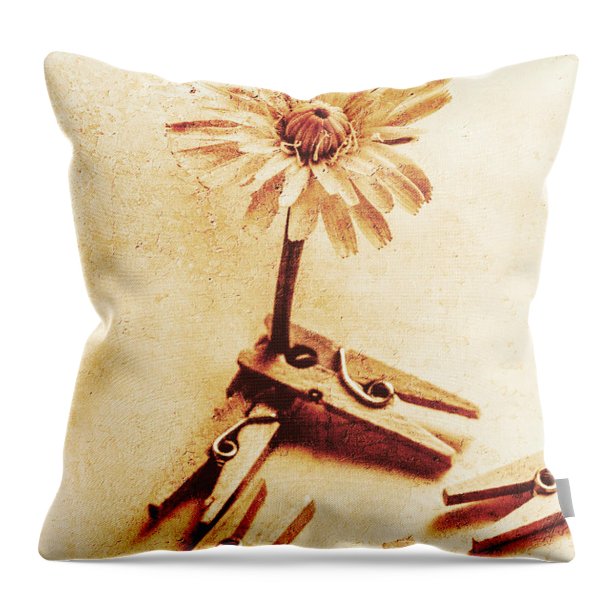 Shabby Throw Pillow featuring the photograph Aging springs by Jorgo Photography