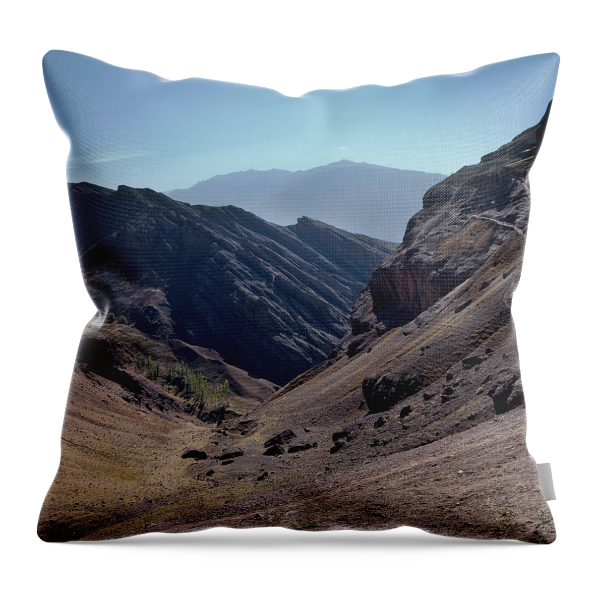 Scenics Throw Pillow featuring the photograph Alamut Valley, Iran by Alexander Newman