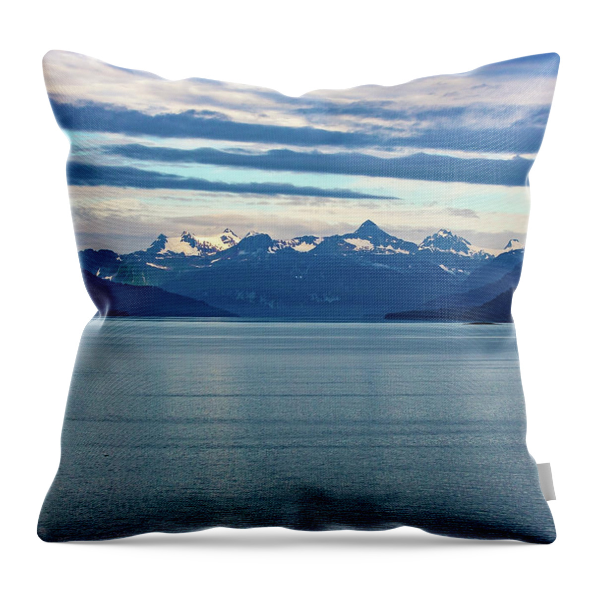 Alaska Throw Pillow featuring the photograph Alaskan Landscape by Anthony Jones