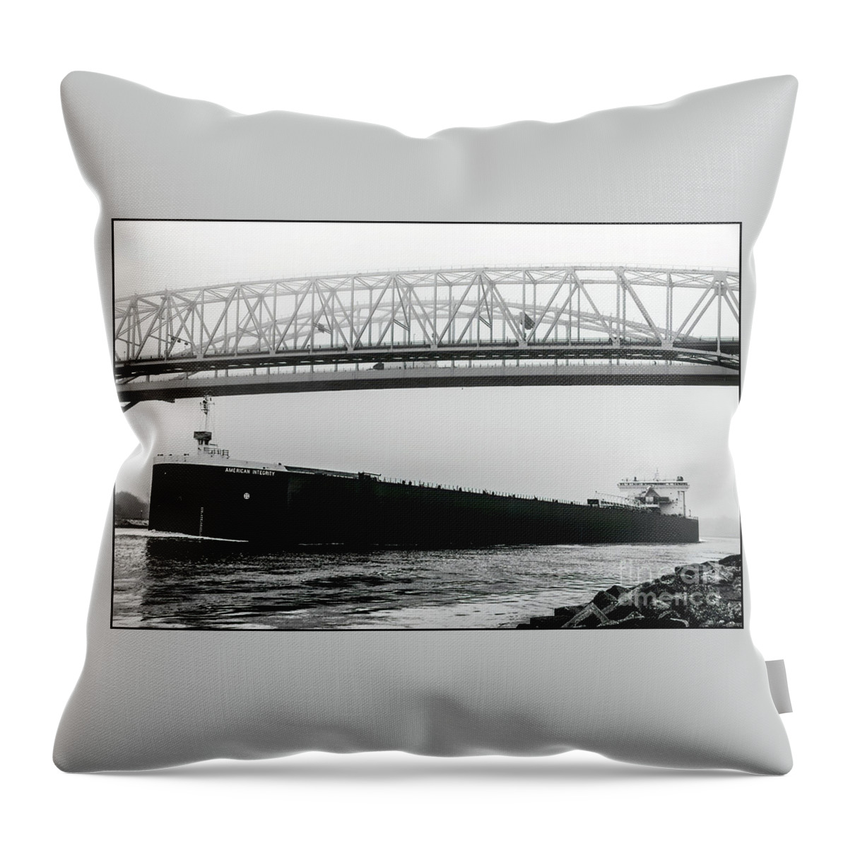 American Integrity Throw Pillow featuring the photograph American Integrity by Randy J Heath