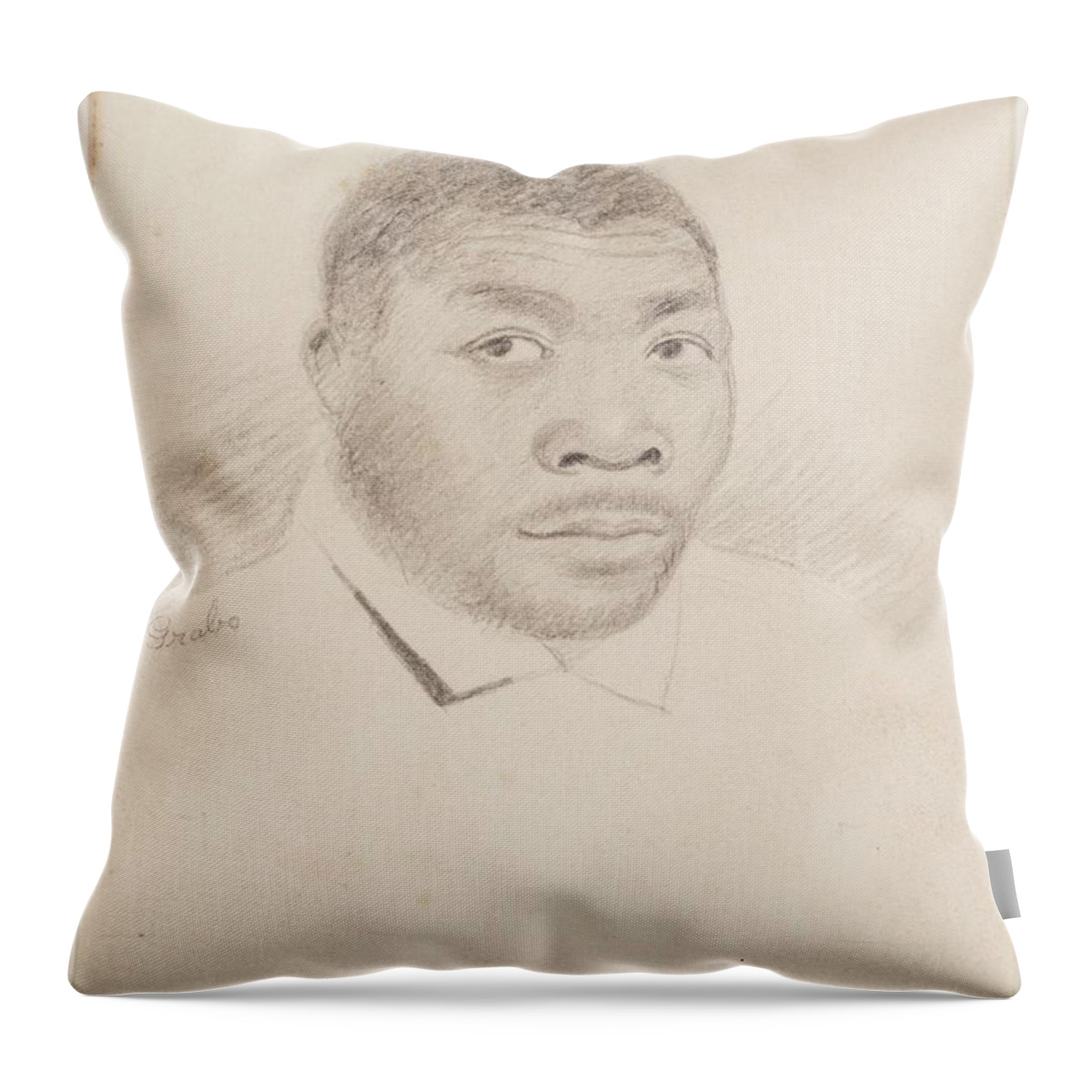 Jail Throw Pillow featuring the painting Amistad Prisoners by Townsend William H 1822 1851 13 by Celestial Images