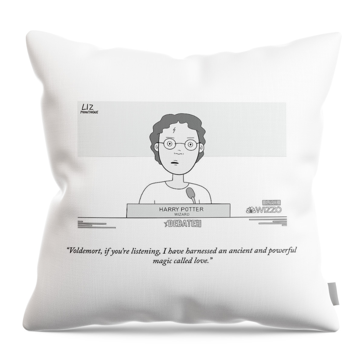 And, Sir, Love Will Win Throw Pillow