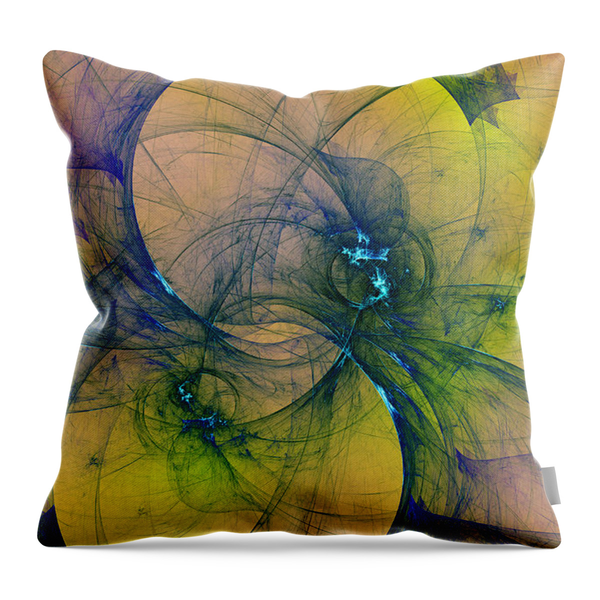 Art Throw Pillow featuring the digital art Animus in consulendo liber by Jeff Iverson