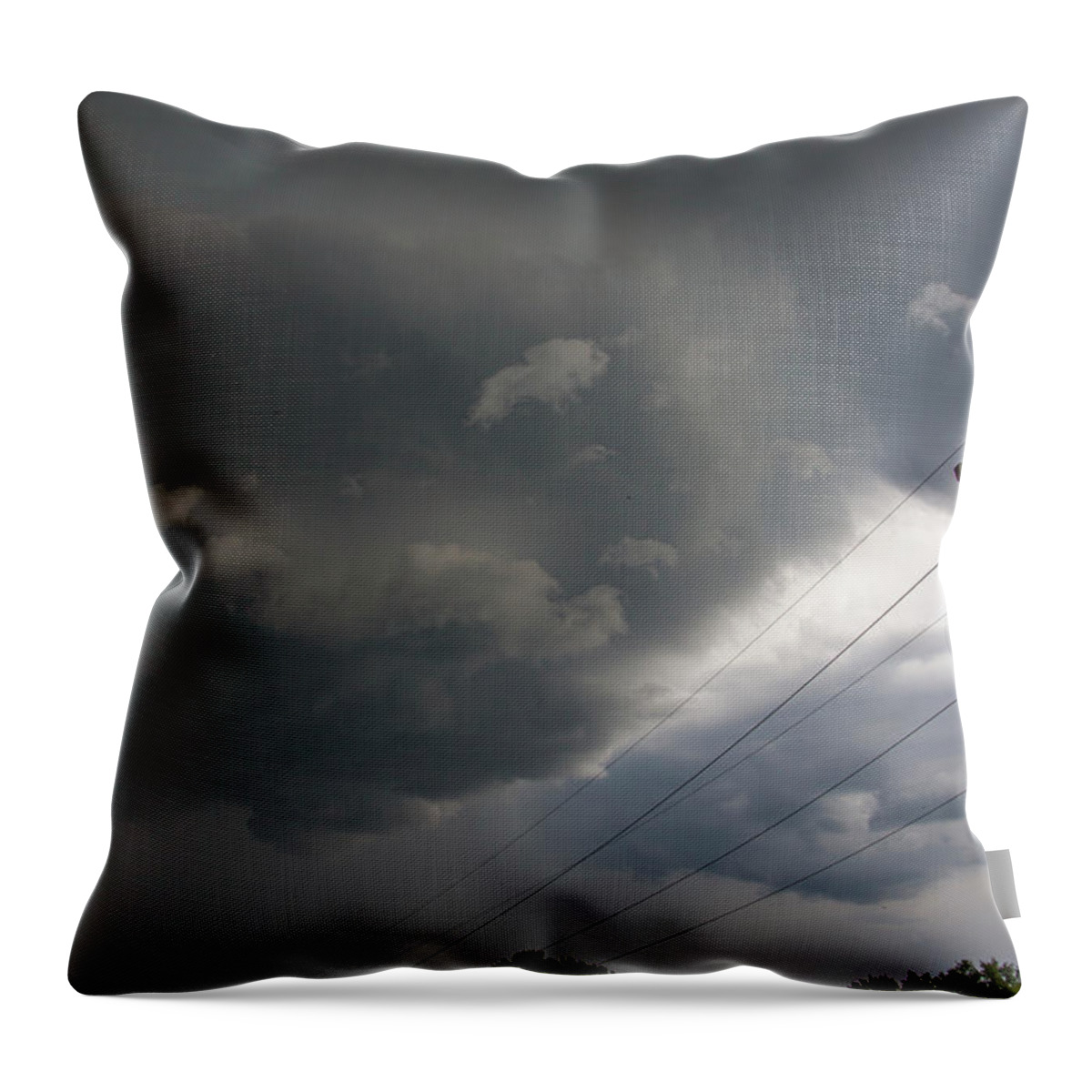 Nebraskasc Throw Pillow featuring the photograph Another Stellar Storm Chasing Day 015 by NebraskaSC