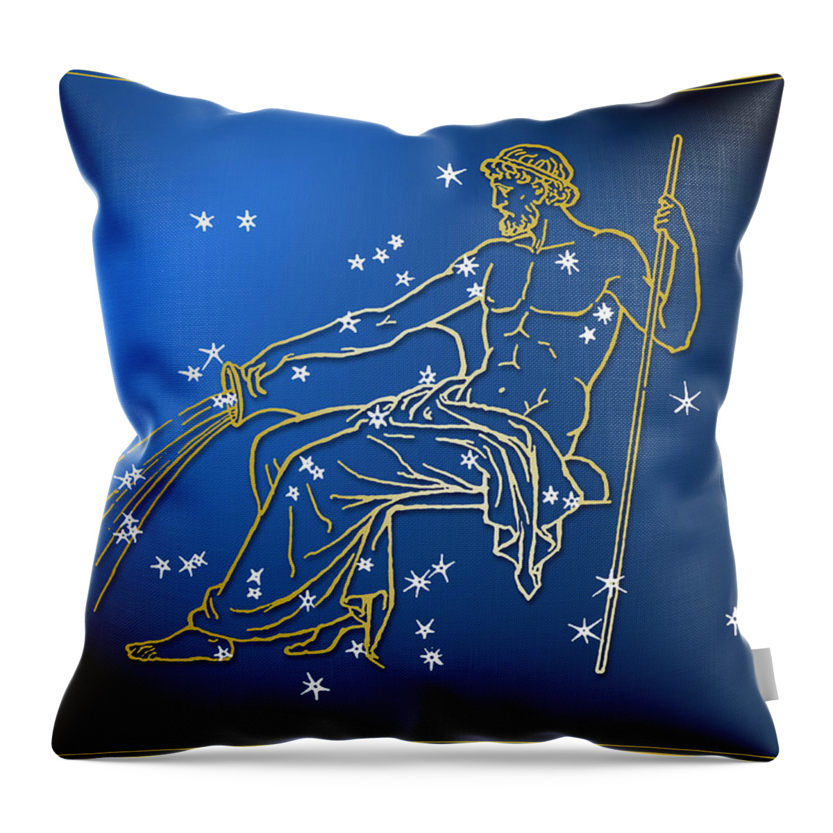 Constellation Throw Pillow featuring the photograph Aquarius by Tetra Images