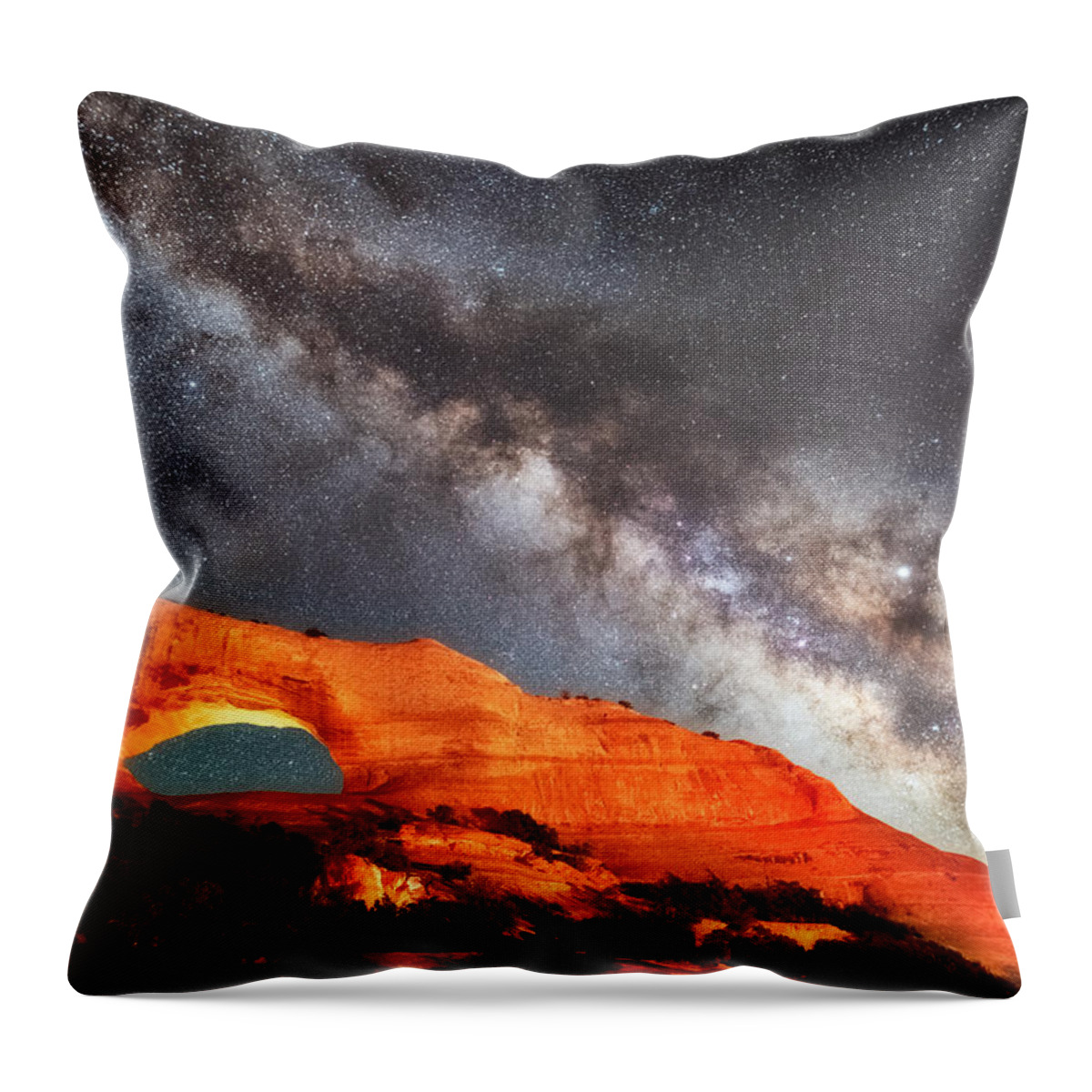 Archie Throw Pillow featuring the photograph Archie by Russell Pugh