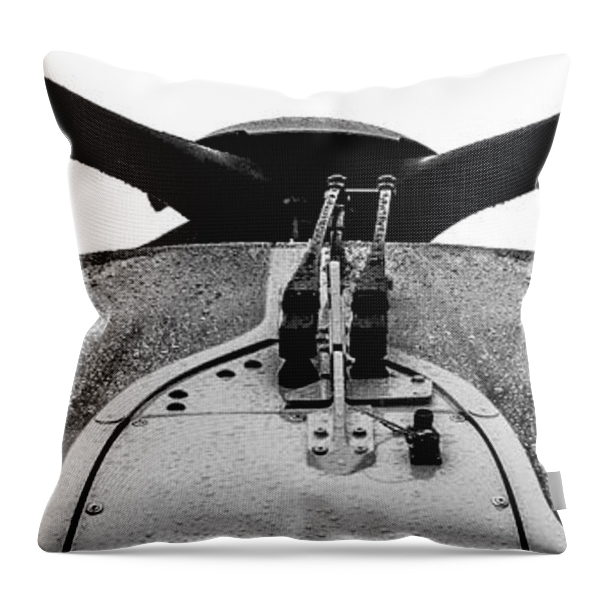Bill Kesler Photography Throw Pillow featuring the photograph Panorama Windshield by Bill Kesler