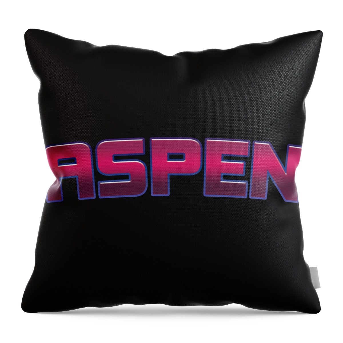 Aspen Throw Pillow featuring the digital art Aspen by TintoDesigns
