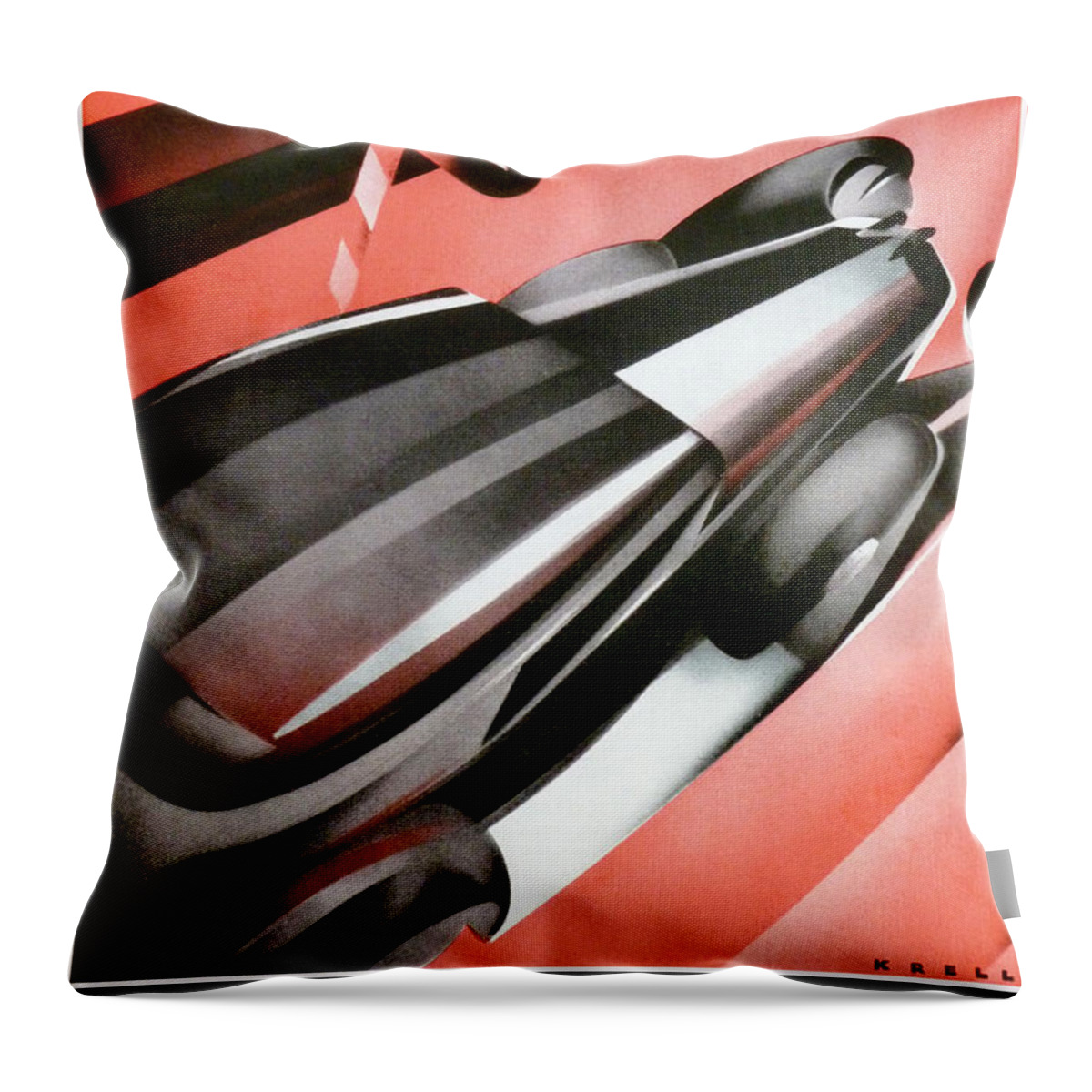 1929 Horch 8 Throw Pillow featuring the photograph Automotive Art 430 by Andrew Fare
