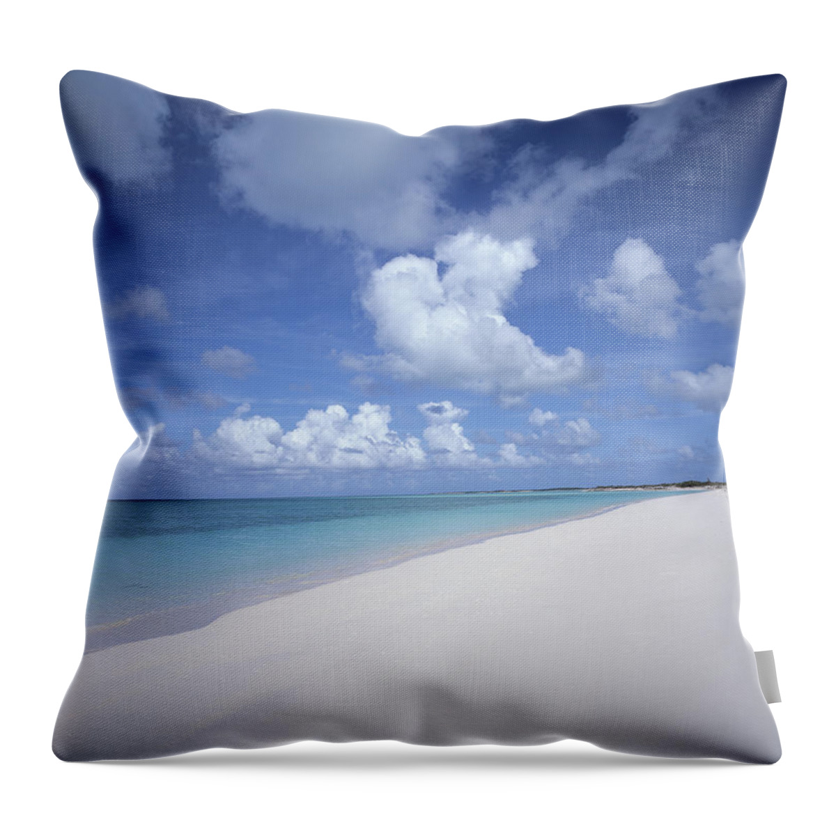 Scenics Throw Pillow featuring the photograph Bahamas, Turks And Caicos Islands by Bob Thomas