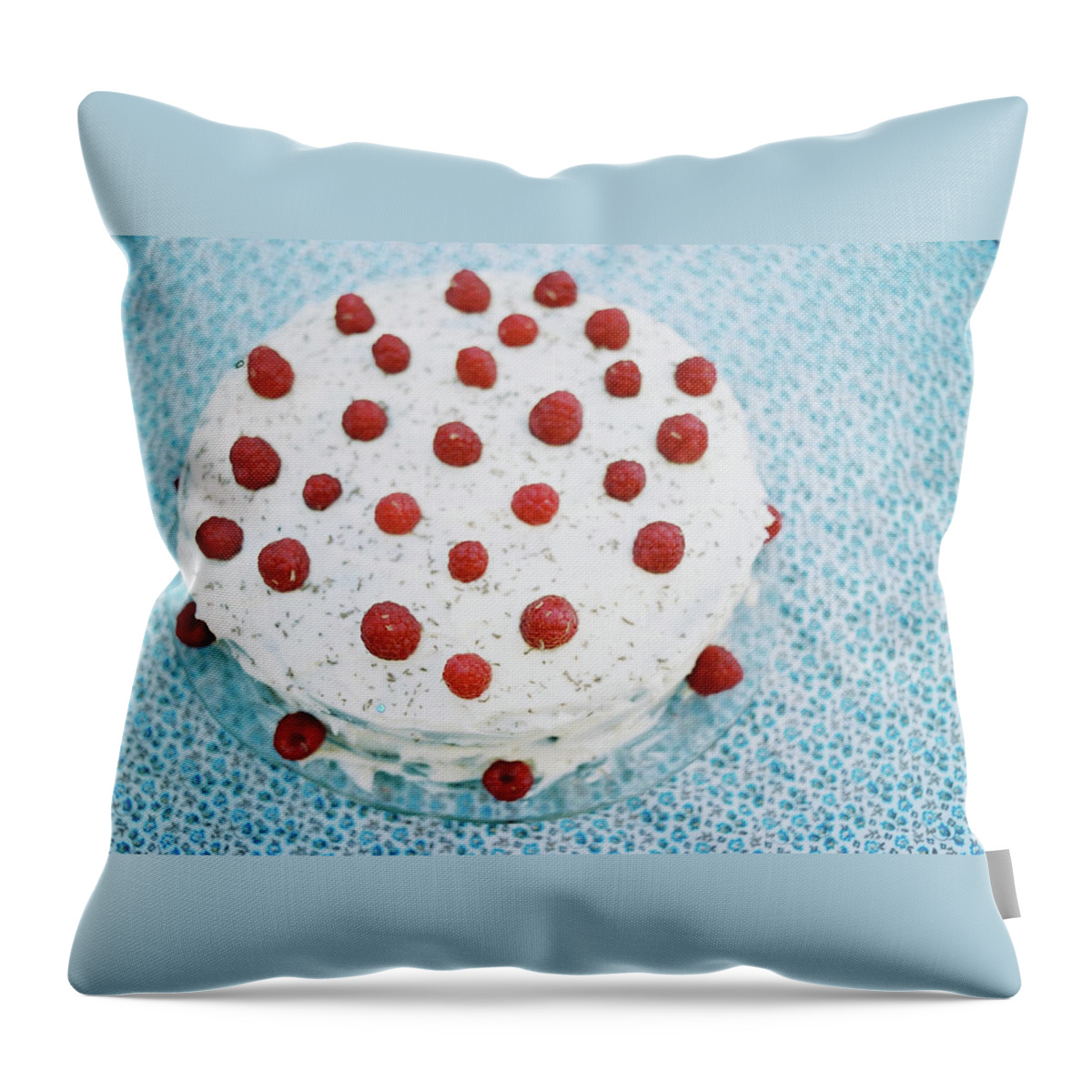 Temptation Throw Pillow featuring the photograph Baked Cake by Raquel Fialho