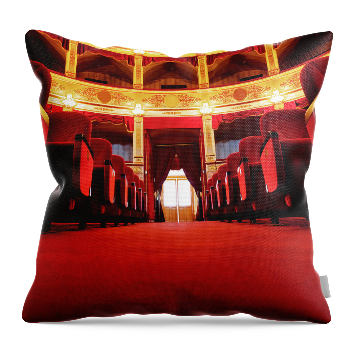 Event Throw Pillow featuring the photograph Beautiful Theatre by Nikada