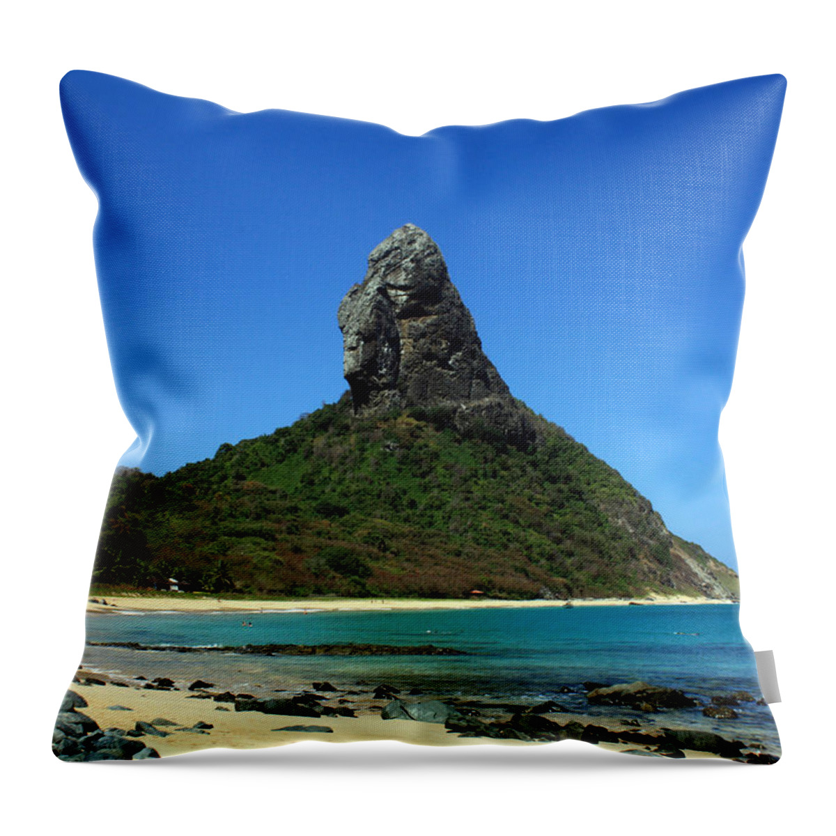 Pernambuco State Throw Pillow featuring the photograph Belezas Da Ilha by I Love Nature! - I Love Brazil!