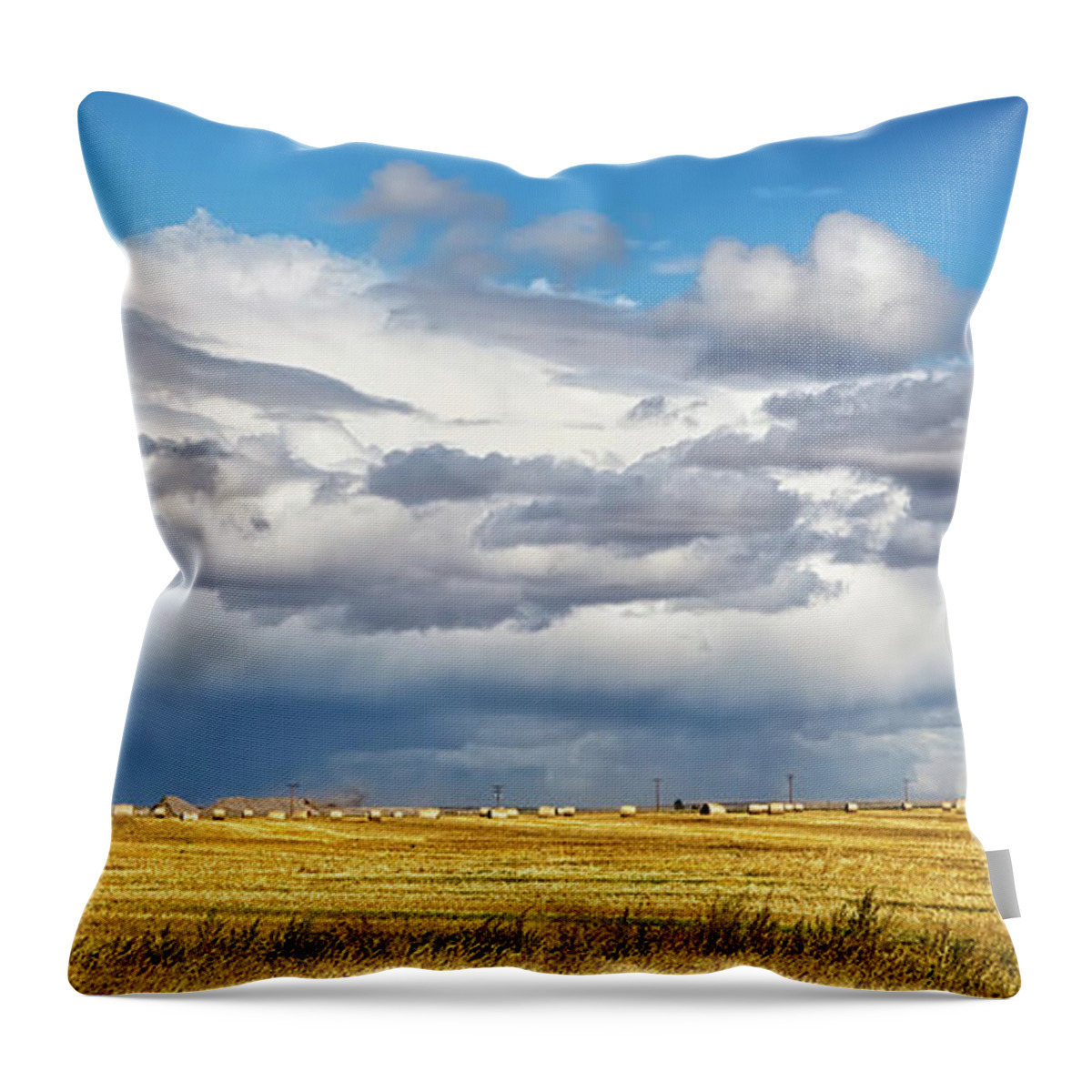 Montana Throw Pillow featuring the photograph Big Sky Montana by Cheryl Strahl