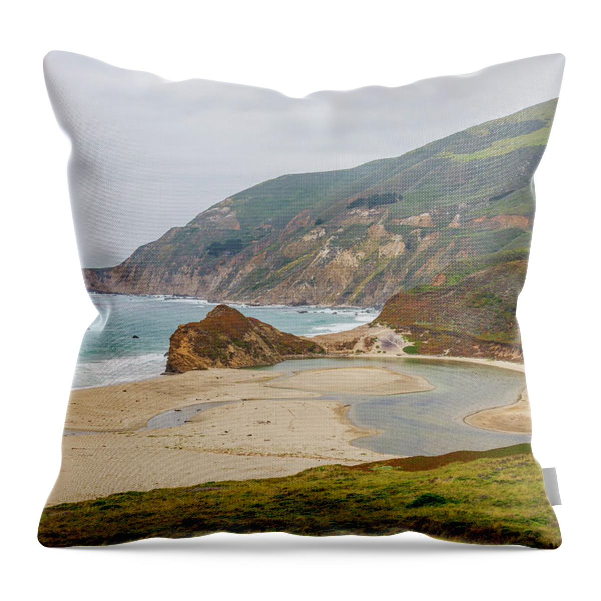 Monterey Throw Pillow featuring the photograph Big Sur Coast VI Color by David Gordon