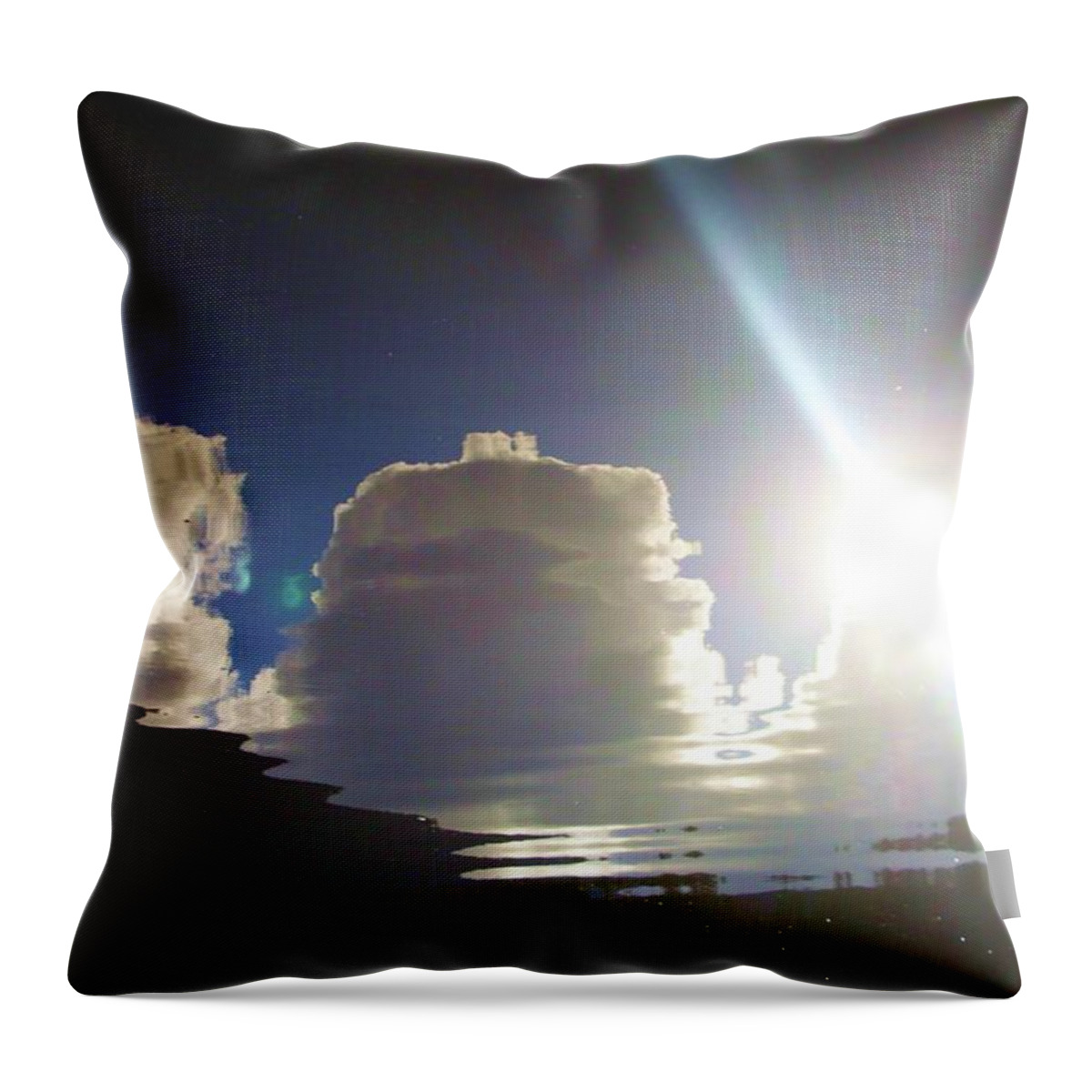 Reflection Throw Pillow featuring the photograph Blink by Fred Bailey