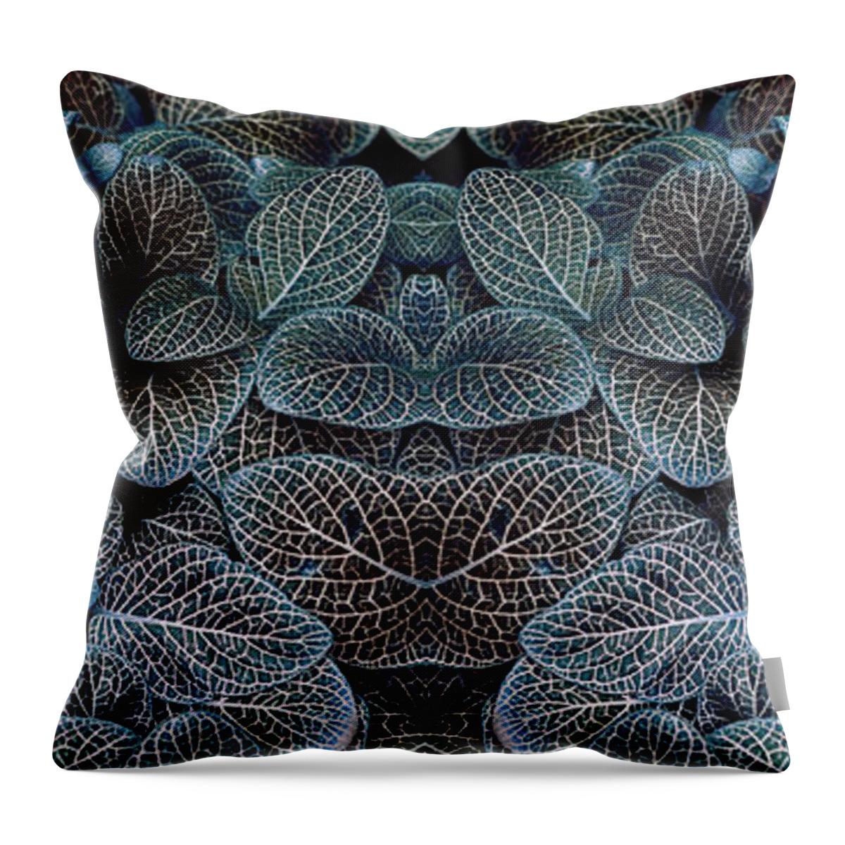 Leaves Throw Pillow featuring the photograph Bluey Variant by Wayne Sherriff
