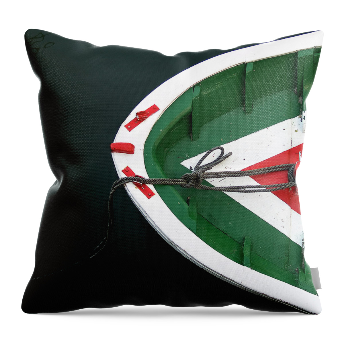Tranquility Throw Pillow featuring the photograph Boat by Pvicens
