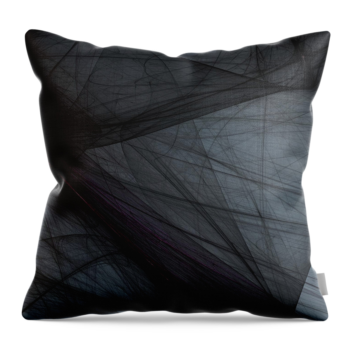 Art Throw Pillow featuring the digital art Bone Grope by Jeff Iverson