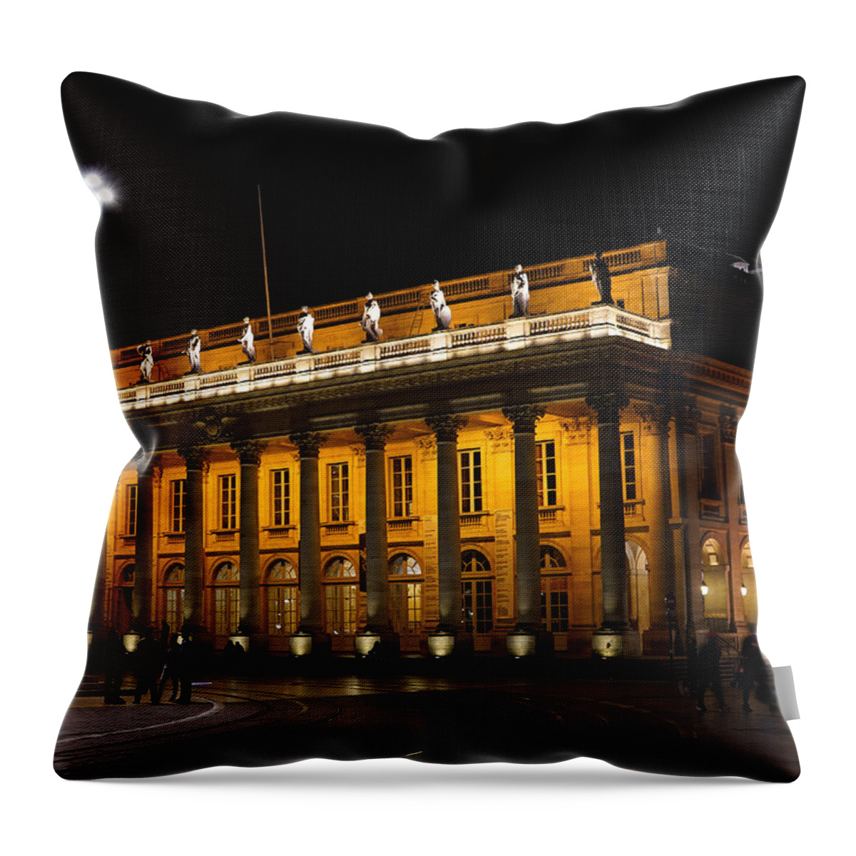 Bordeaux Throw Pillow featuring the photograph Bordeaux 7 by Andrew Fare