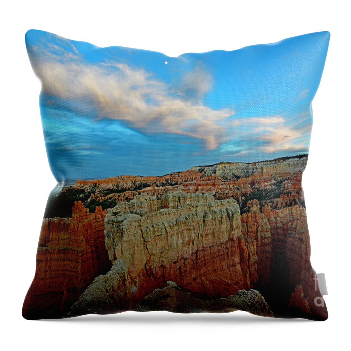 Bryce Canyon Throw Pillow featuring the photograph Bryce Canyon from Sunset Point by Amazing Action Photo Video