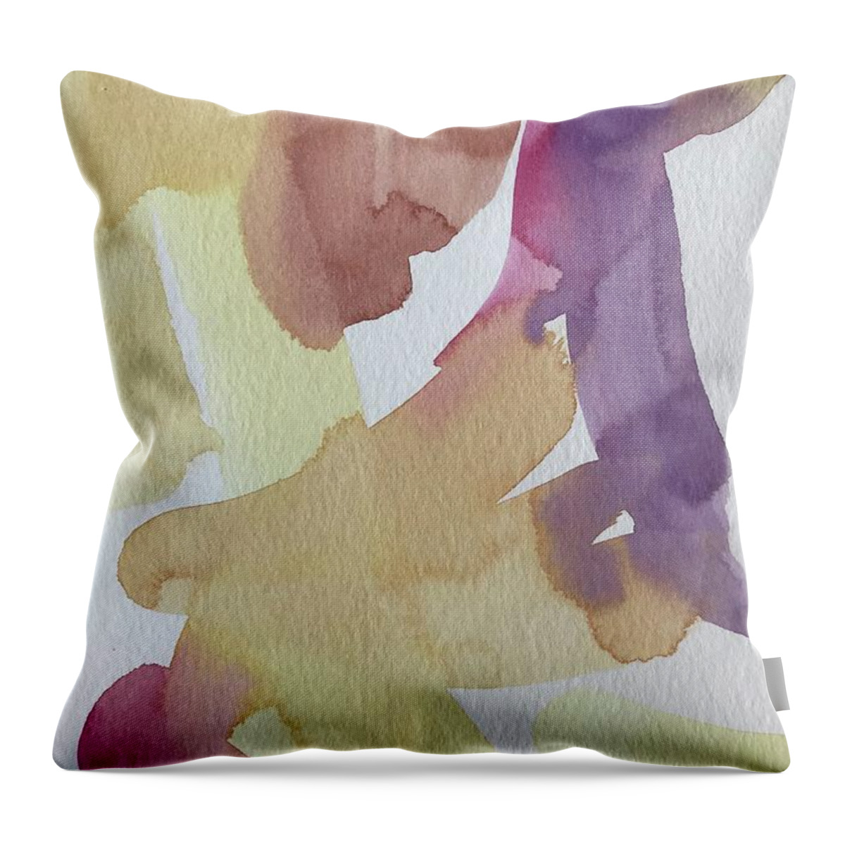 Buttercup Throw Pillow featuring the painting Buttercup by Luisa Millicent