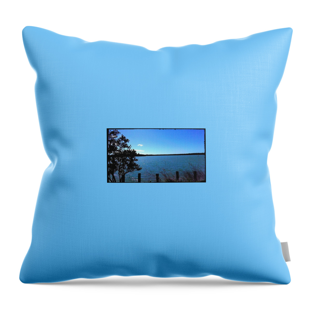 Florida Throw Pillow featuring the photograph Calming Day by Lindsey Floyd