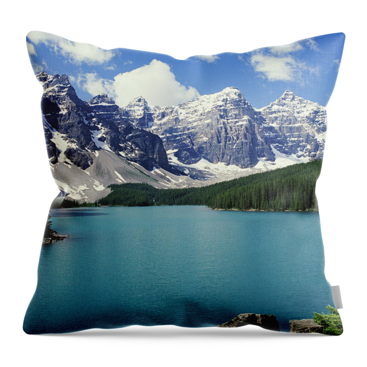 Scenics Throw Pillow featuring the photograph Canada,alberta,banff National Park by Ascent/pks Media Inc.