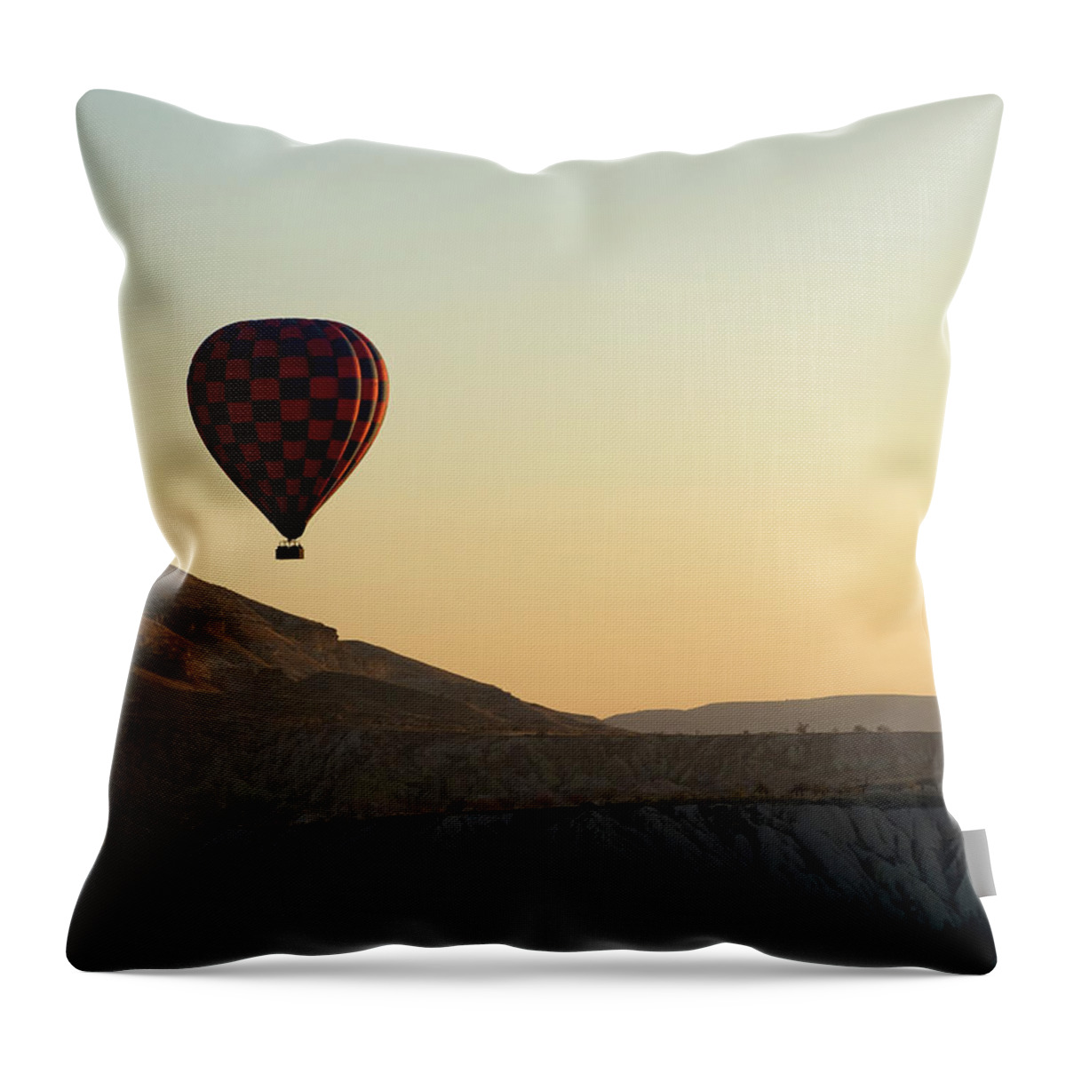 Scenics Throw Pillow featuring the photograph Cappadocia Valley by Julian Kaesler