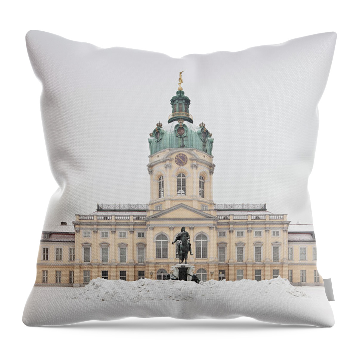 Berlin Throw Pillow featuring the photograph Charlottenburg Palace, Berlin by David Clapp