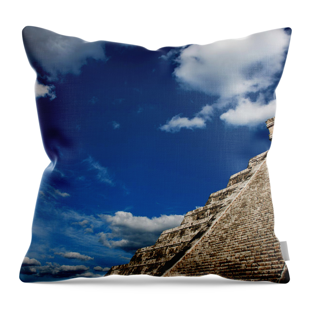 Southern Mexico Throw Pillow featuring the photograph Chichen Itza by Instants