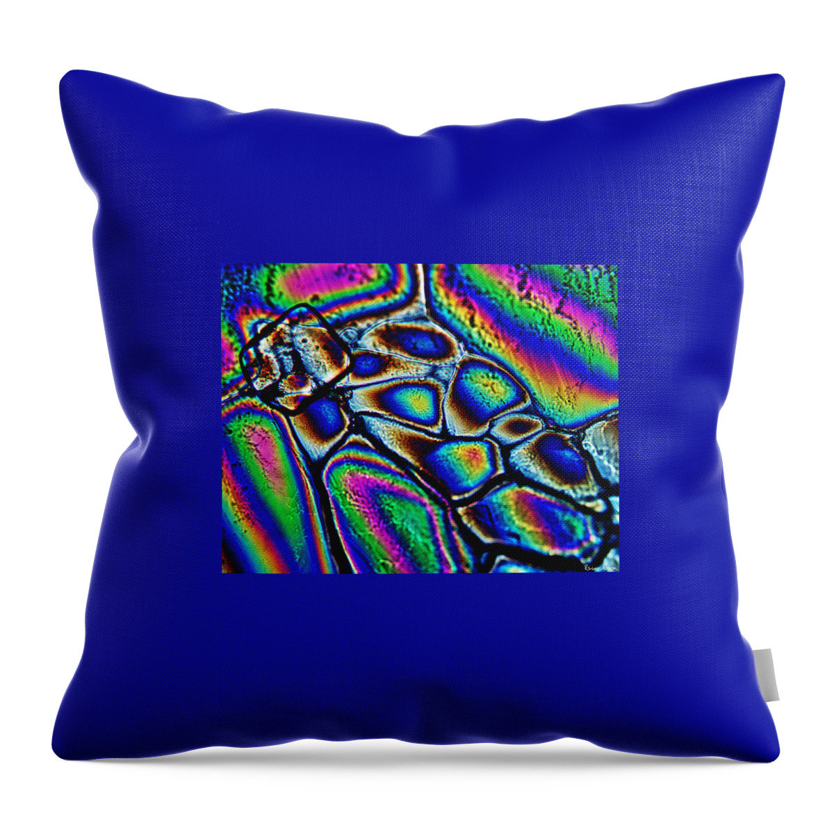  Throw Pillow featuring the photograph Chromatic Insight by Rein Nomm