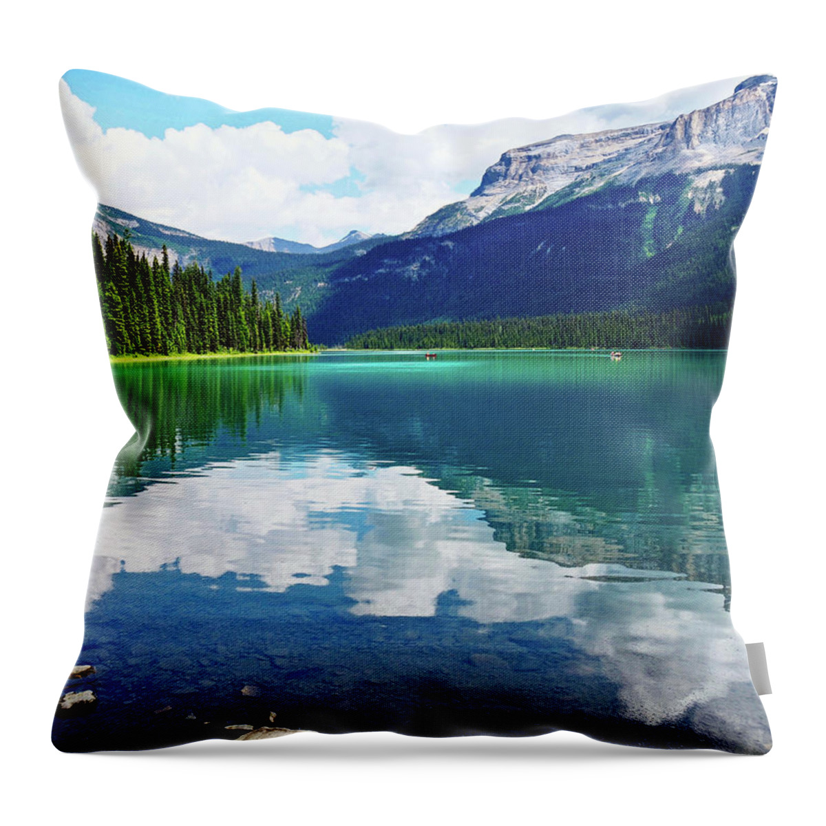 Clear Throw Pillow featuring the photograph Clear Views by Gail Peck