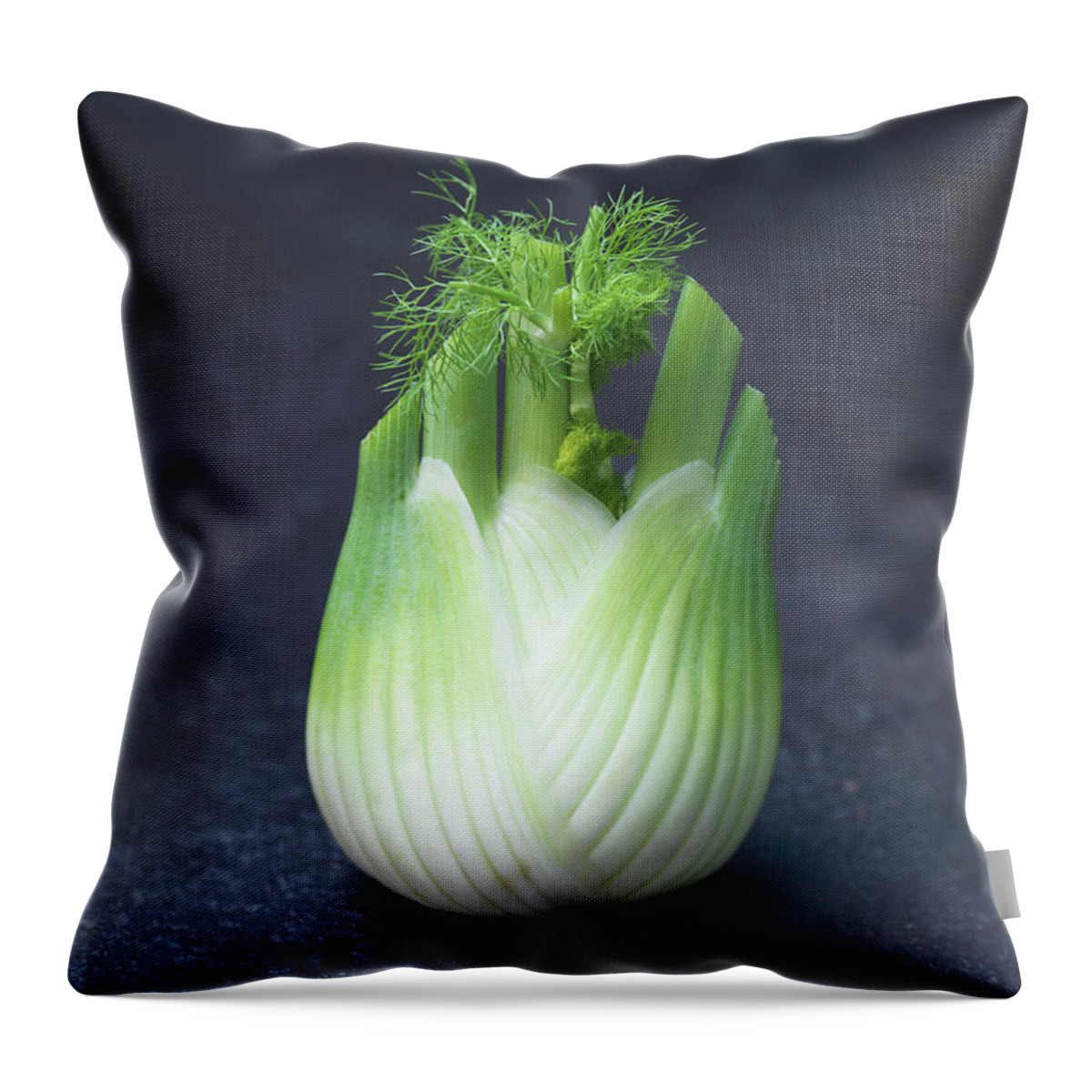 Fennel Throw Pillow featuring the photograph Close Up Of Fennel Head by Diana Miller