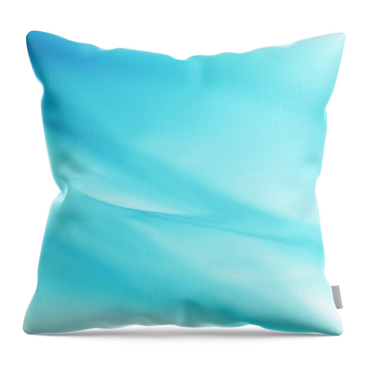 Transparent Throw Pillow featuring the photograph Close-up Of Water Surface by Imagewerks
