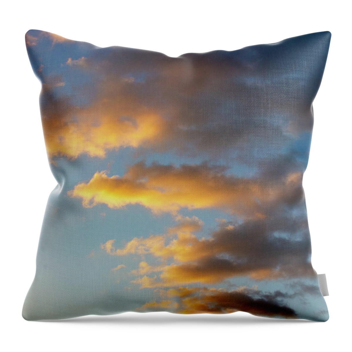 Houston Downtown Clouds Sky Throw Pillow featuring the photograph Clouds 1 by Rocco Silvestri