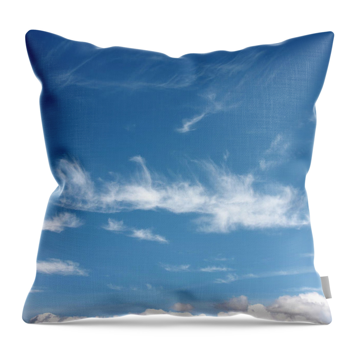 Scenics Throw Pillow featuring the photograph Cloudscape by Andrew Holt
