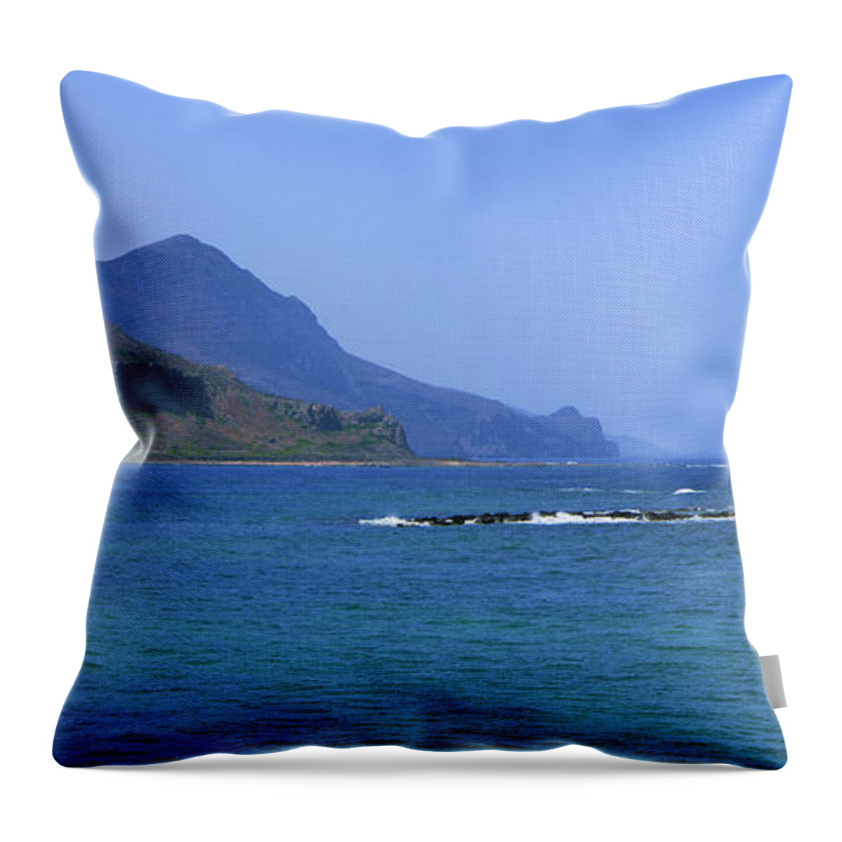 Greece Throw Pillow featuring the photograph Coast of Gramvousa by Sun Travels