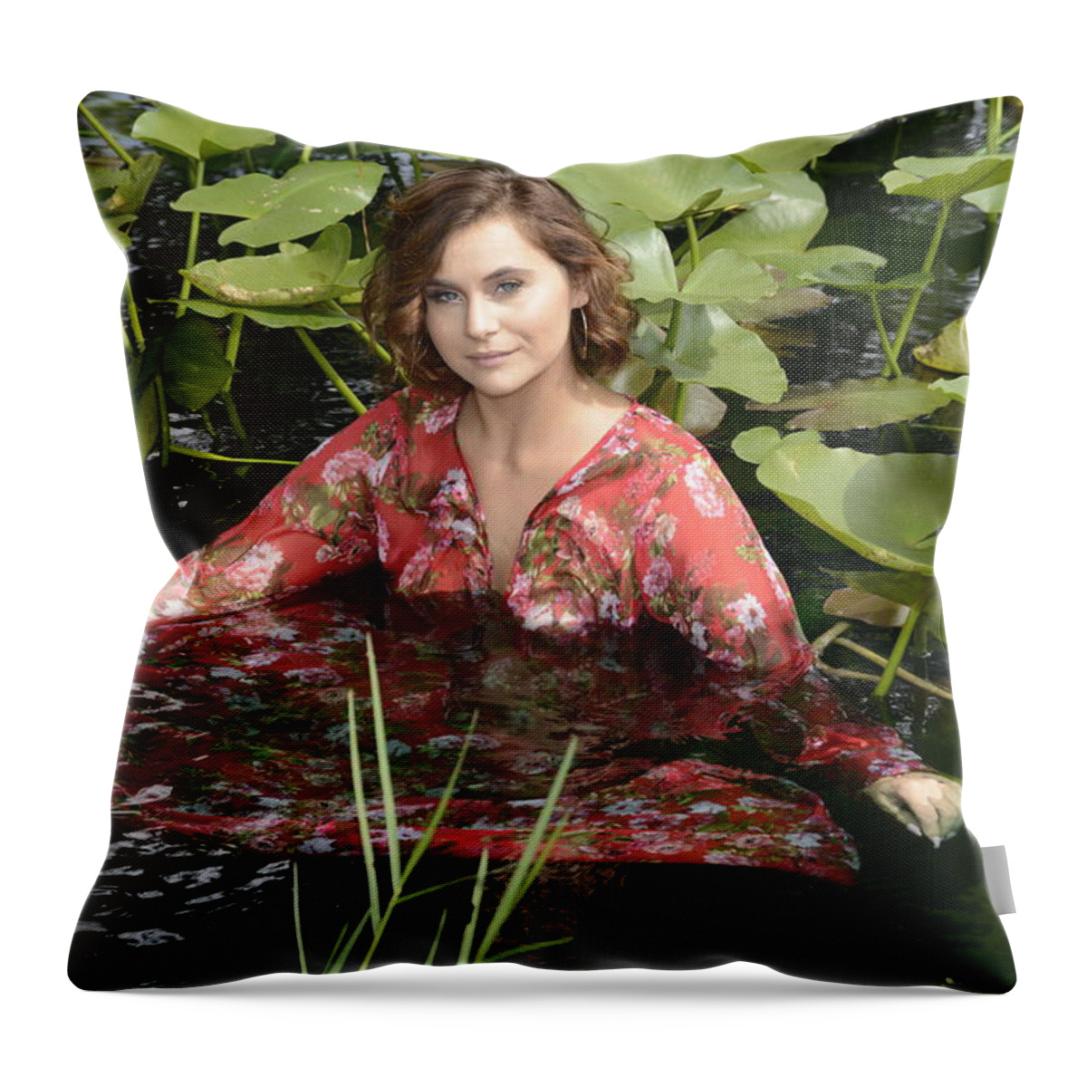  Throw Pillow featuring the photograph Cooling Off by Keith Lovejoy