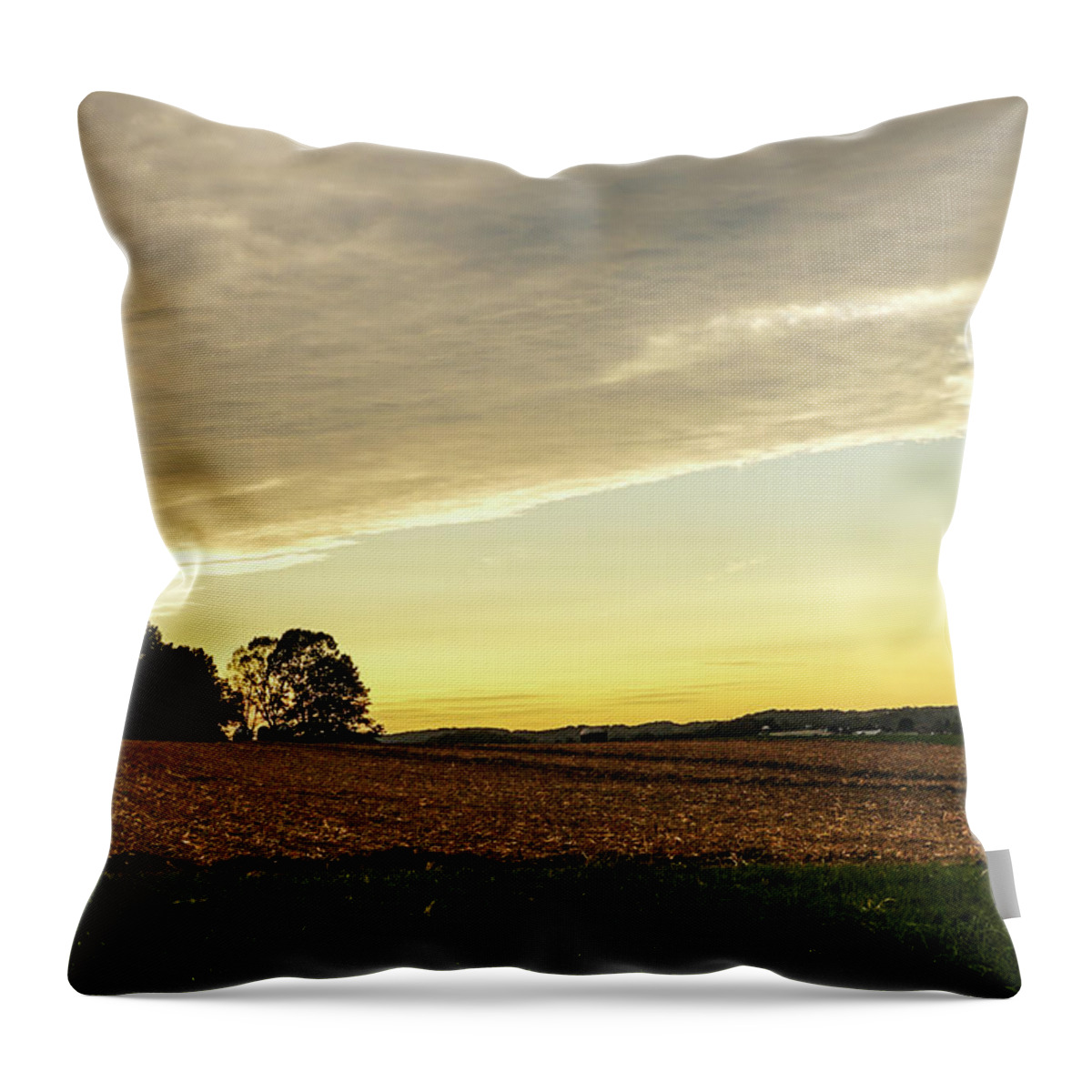 Sky Throw Pillow featuring the photograph Parted Sky by Tana Reiff