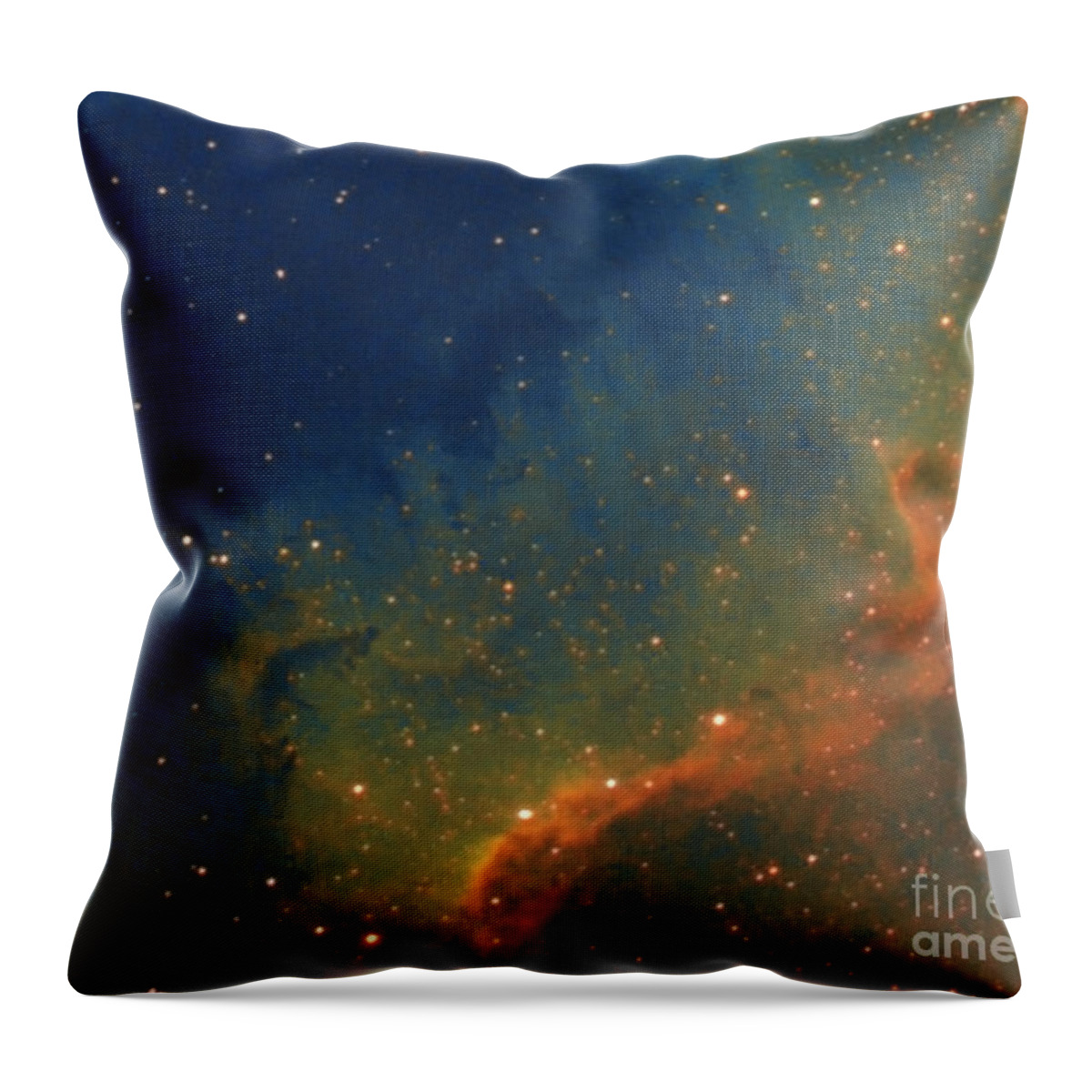 Cygnus Wall Throw Pillow featuring the photograph Cygnus Wall by Jerome Wilson